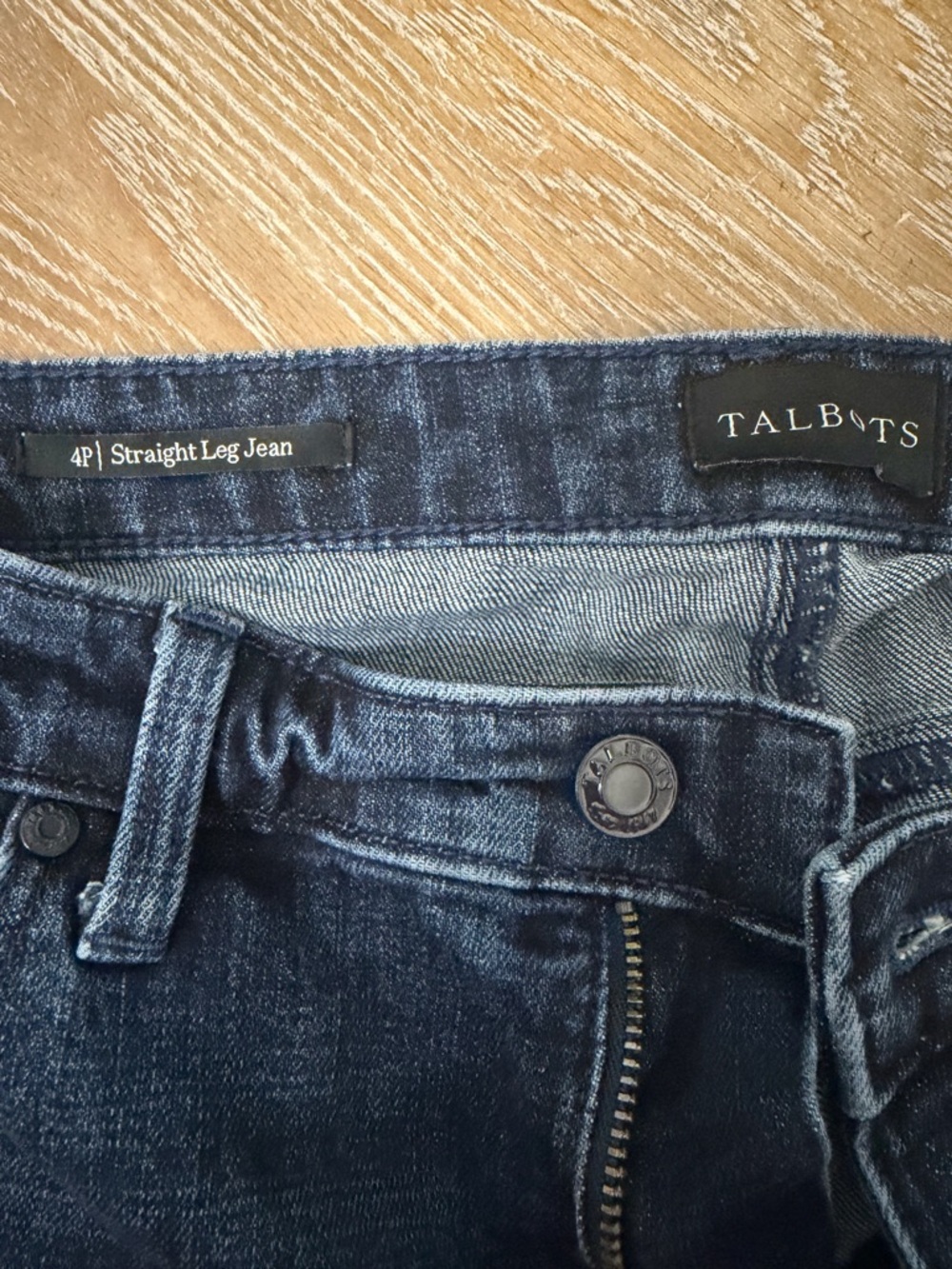 Talbots Dark Blue Straight Leg Jeans